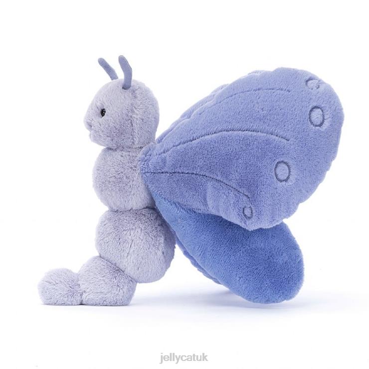 Jellycat Toy V248Z235 bell Butterfly Blue