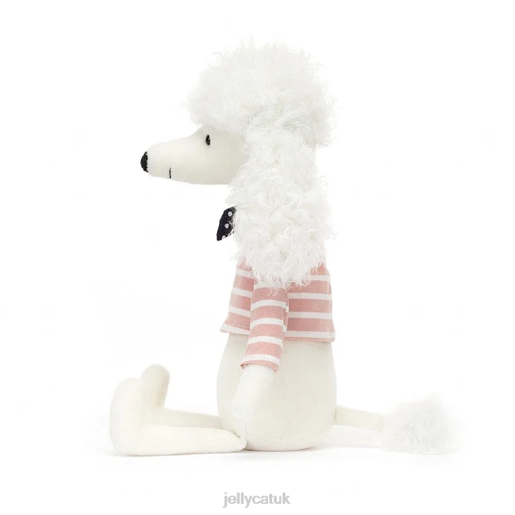 Jellycat Toy V248Z239 Beatnik Buddy Poodle Cream