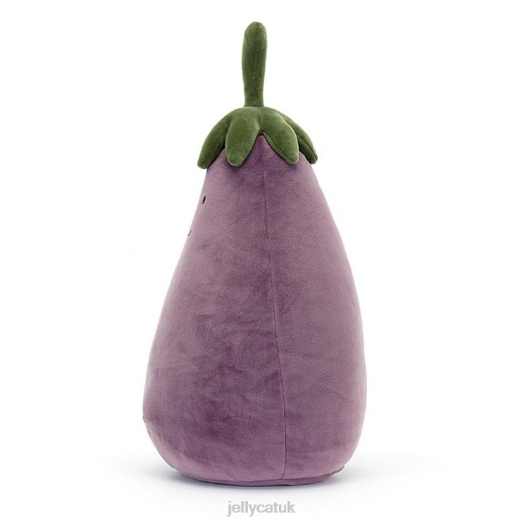 Jellycat Toy V248Z246 Vivacious Vegetable Aubergine Purple