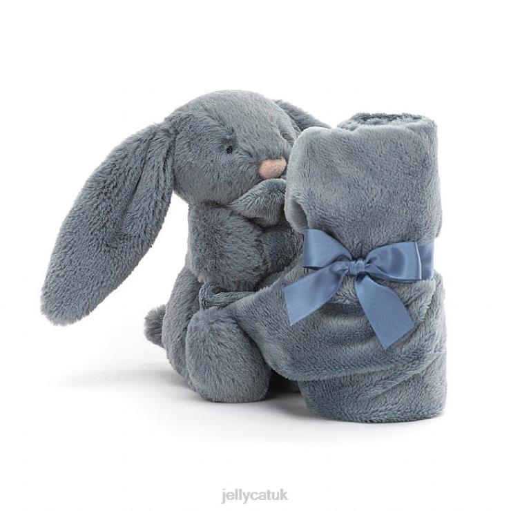 Jellycat Toy V248Z271 Bashful Dusky Bunny Soother Blue