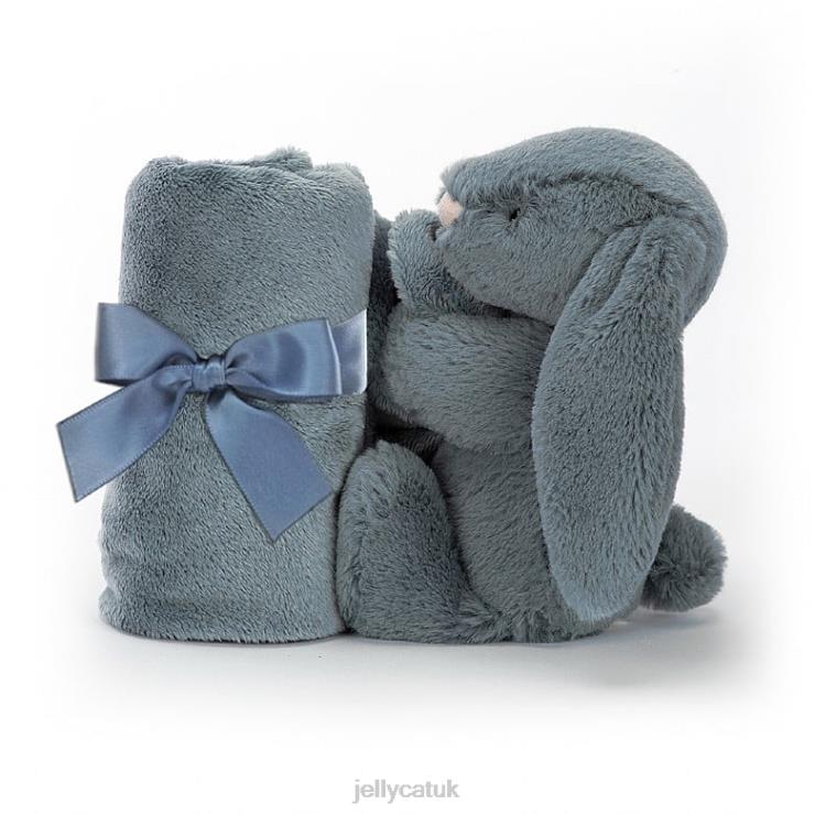 Jellycat Toy V248Z271 Bashful Dusky Bunny Soother Blue