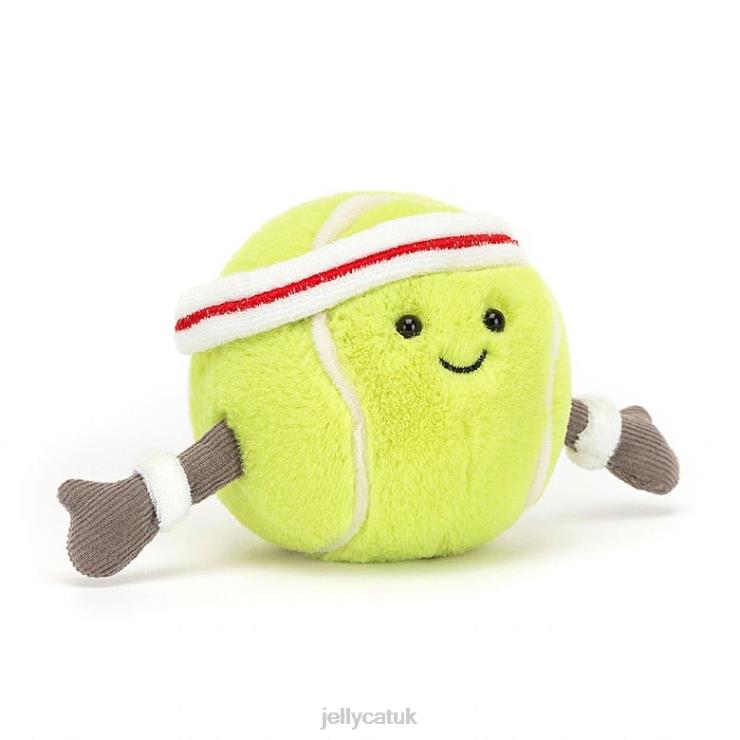 Jellycat Toy V248Z28 Amuseable Sports Tennis Ball Green