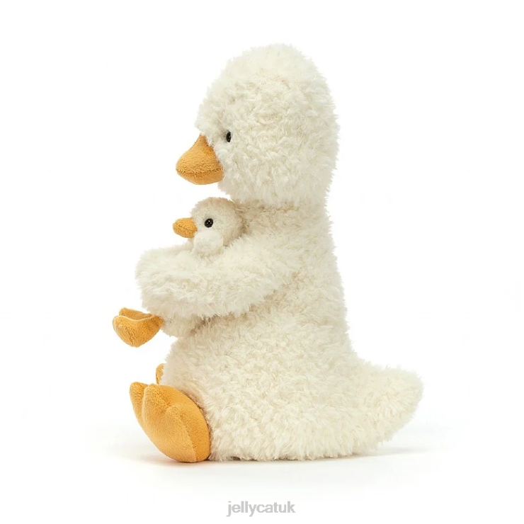 Jellycat Toy V248Z284 Huddles Duck Yellow