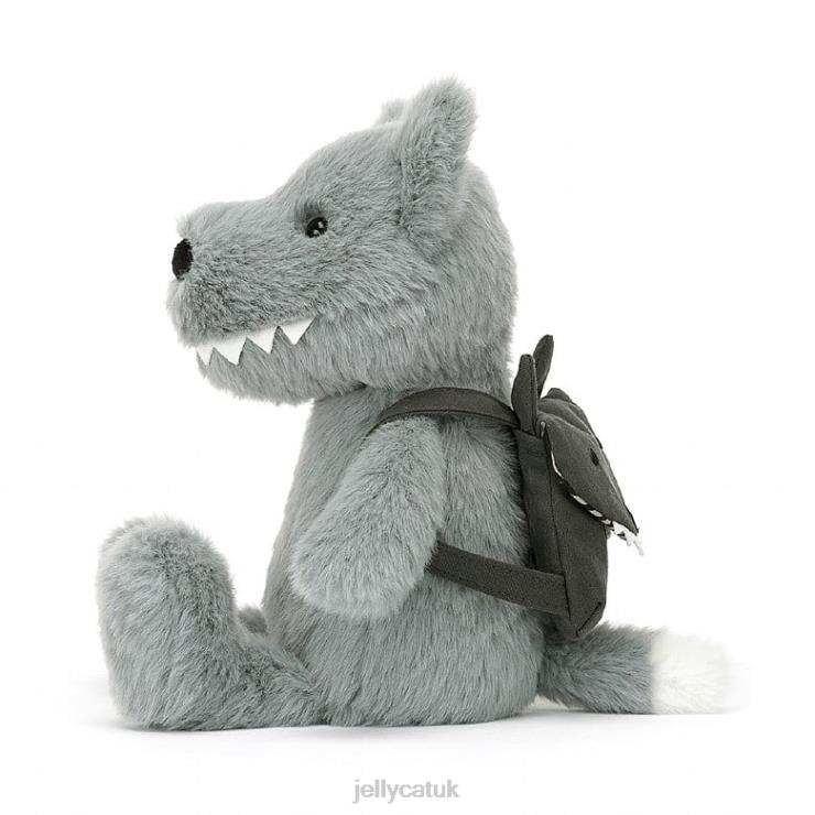 Jellycat Toy V248Z290 Backpack Wolf Grey