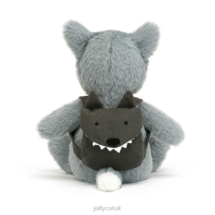 Jellycat Toy V248Z290 Backpack Wolf Grey