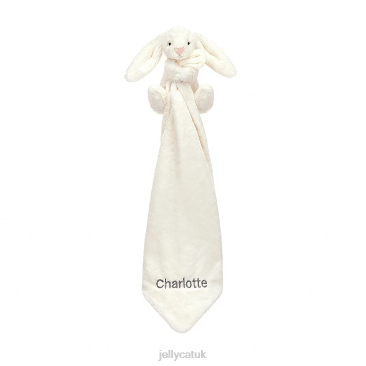 Jellycat Toy V248Z293 Personalised Bashful Bunny Soother Cream