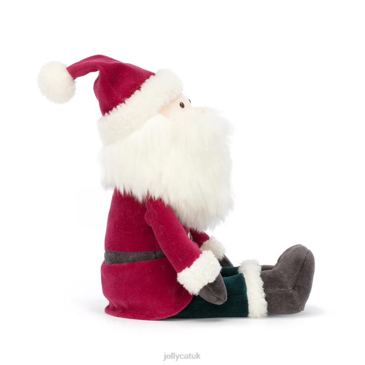 Jellycat Toy V248Z303 Jolly Santa Red