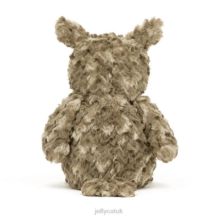 Jellycat Toy V248Z304 Oberon Owl Brown