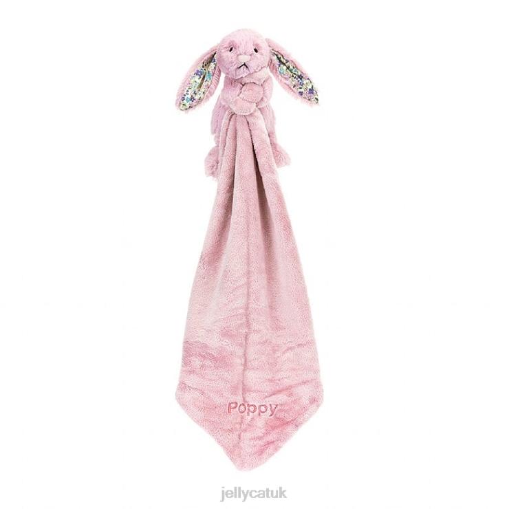 Jellycat Toy V248Z328 Personalised Blossom Tulip Bunny Soother Pink