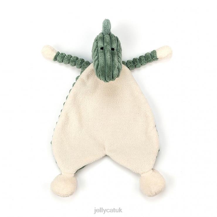 Jellycat Toy V248Z329 Cordy Roy Baby Dino Soother Green