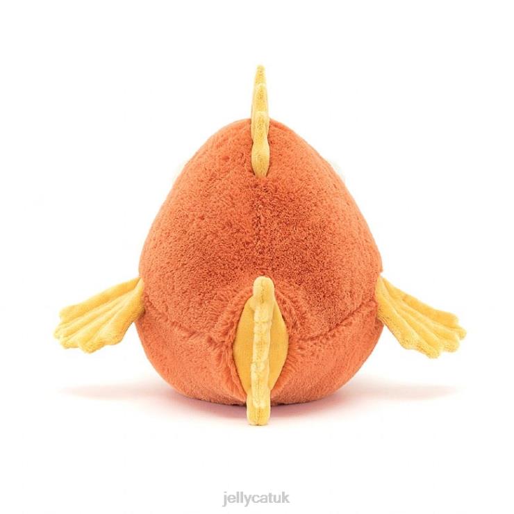 Jellycat Toy V248Z336 Alexis Anglerfish Orange