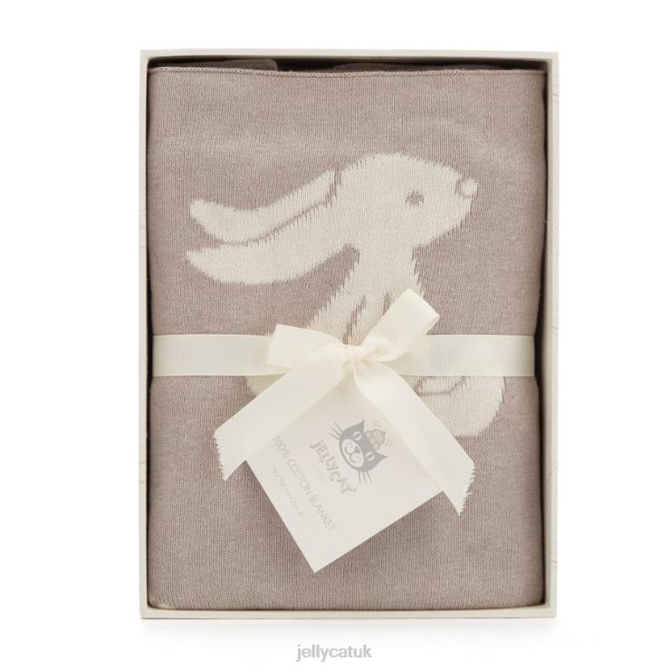 Jellycat Toy V248Z342 Bashful Bunny Blanket Beige