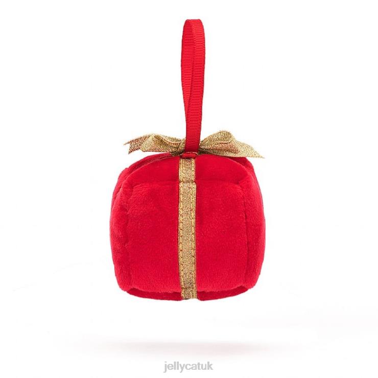 Jellycat Toy V248Z35 Festive Folly Present Red