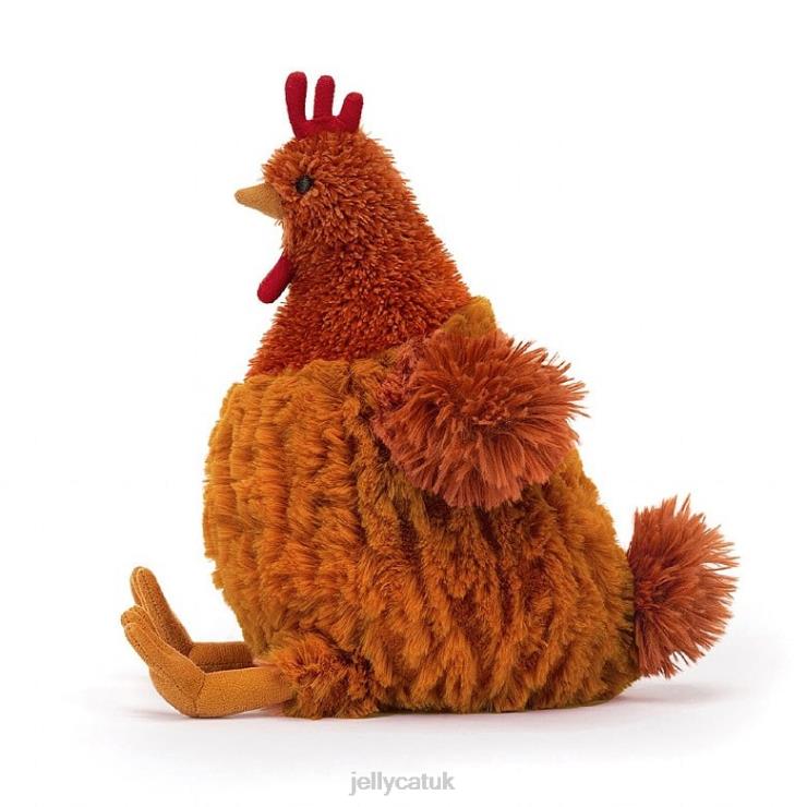 Jellycat Toy V248Z36 Cecile Chicken Brown