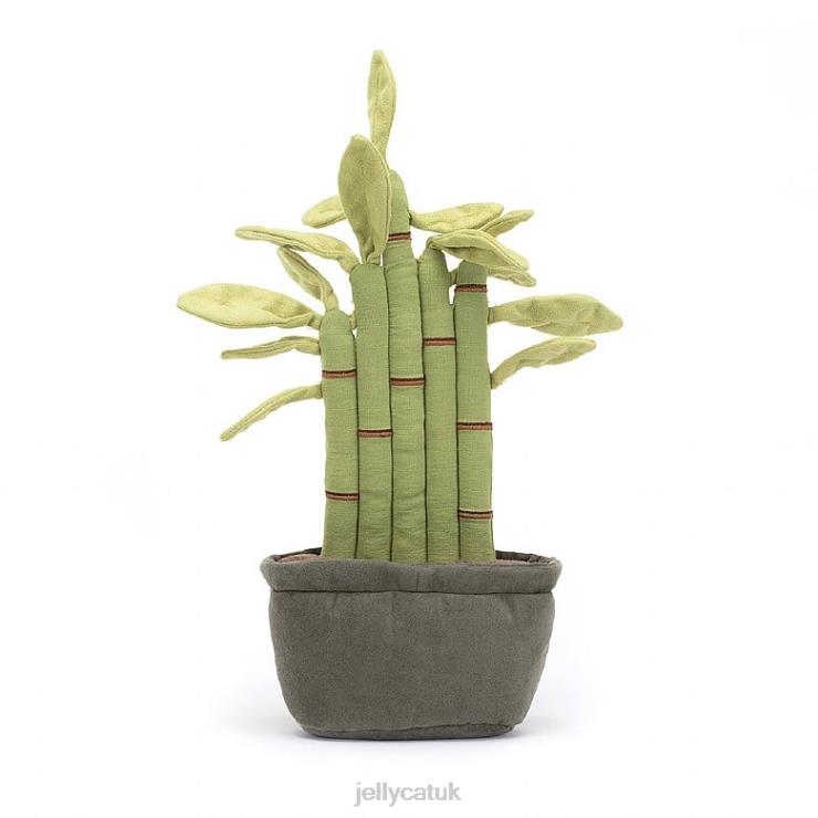 Jellycat Toy V248Z366 Amuseable Potted Bamboo Green