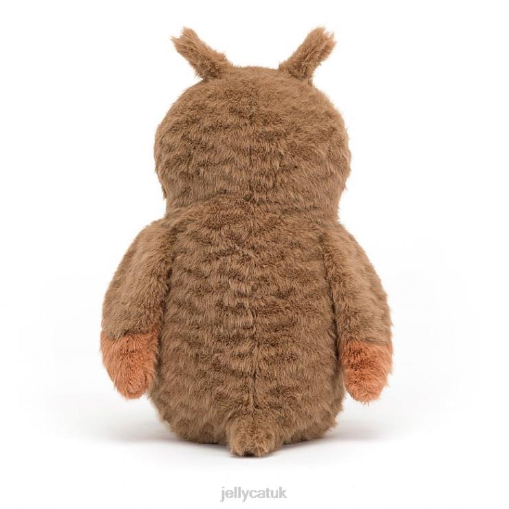 Jellycat Toy V248Z372 Oakley Owl Brown and White