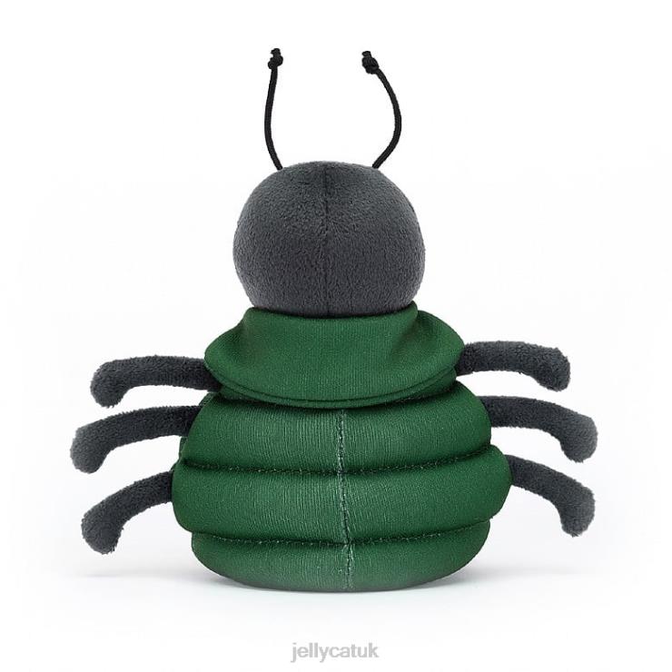 Jellycat Toy V248Z377 Anoraknid Spider Black