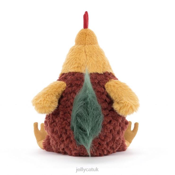 Jellycat Toy V248Z378 Cluny Cockerel Multi-colour