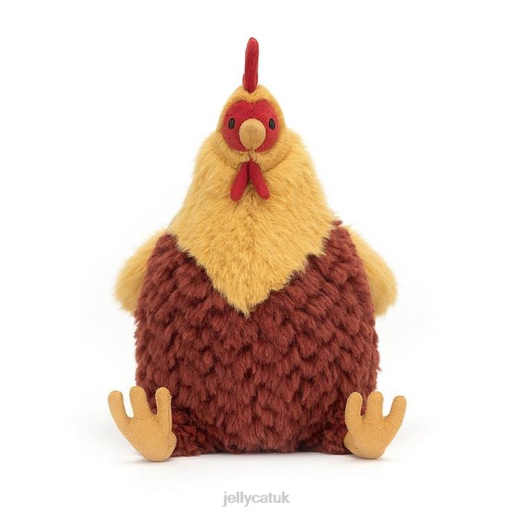 Jellycat Toy V248Z378 Cluny Cockerel Multi-colour