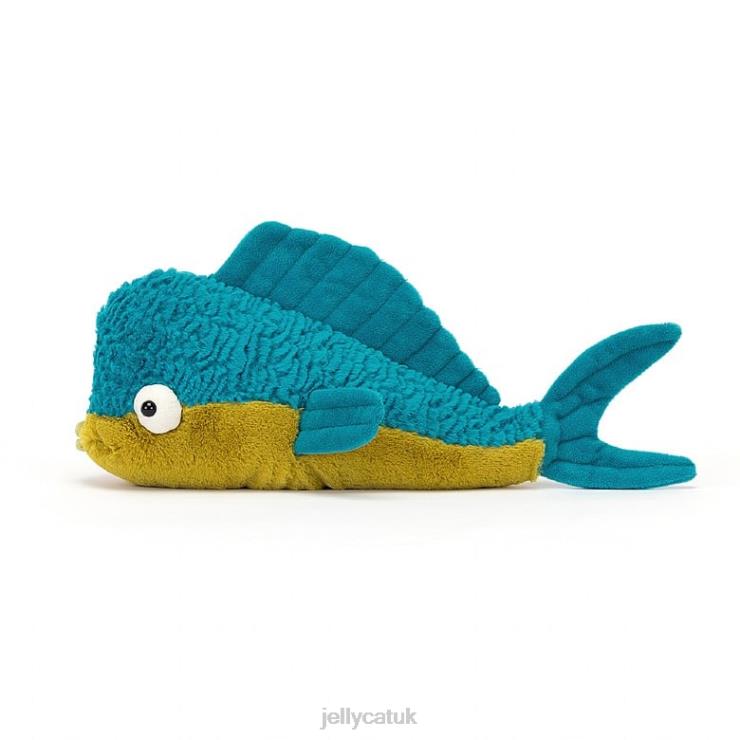 Jellycat Toy V248Z386 Delano Dorado Fish Multi-colour