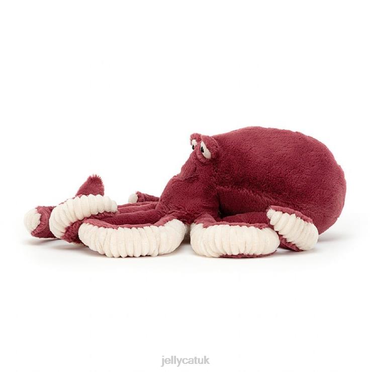 Jellycat Toy V248Z391 Obbie Octopus Red