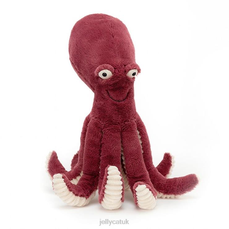 Jellycat Toy V248Z391 Obbie Octopus Red