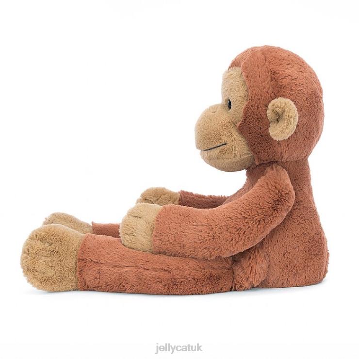 Jellycat Toy V248Z392 Pongo Orangutan Orange