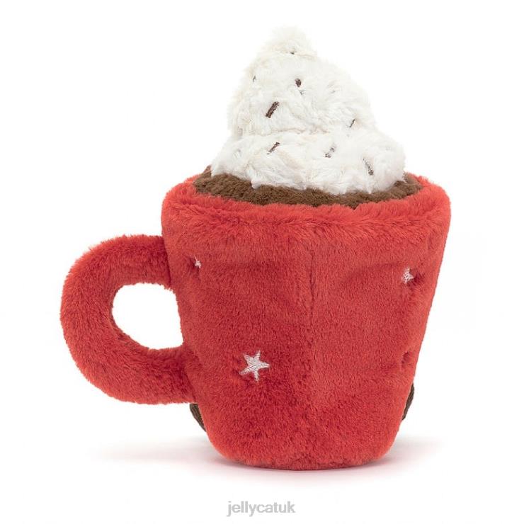 Jellycat Toy V248Z4 Amuseable Hot Chocolate Red