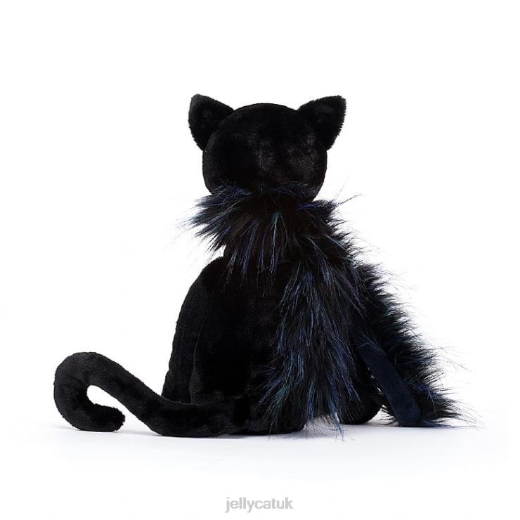 Jellycat Toy V248Z404 Glamorama Cat Black