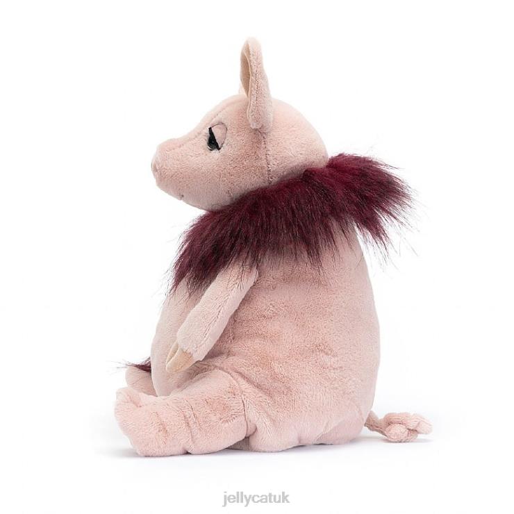 Jellycat Toy V248Z404 Glamorama Cat Black