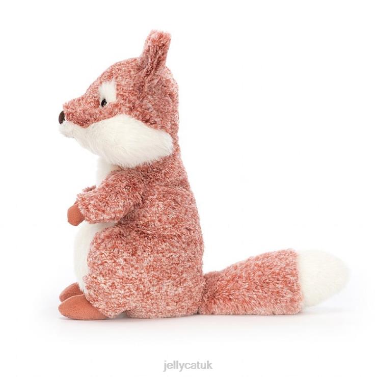 Jellycat Toy V248Z408 Ambrosie Fox Brown and White