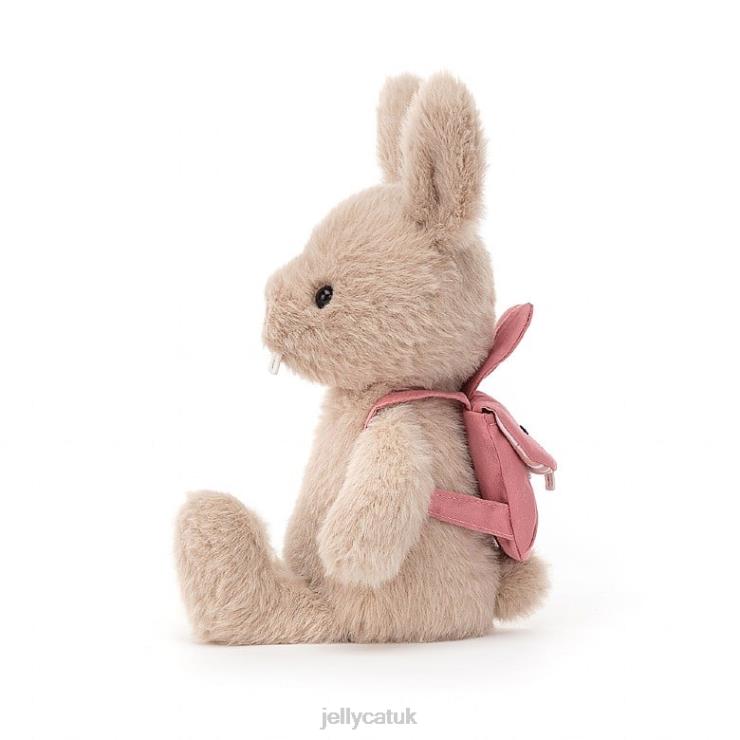 Jellycat Toy V248Z410 Backpack Bunny Pink