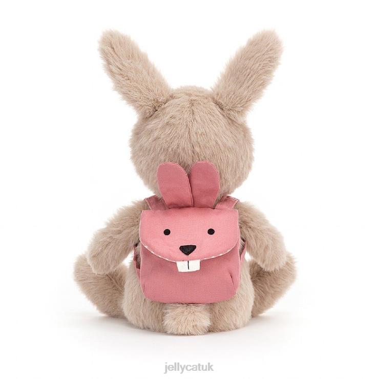 Jellycat Toy V248Z410 Backpack Bunny Pink