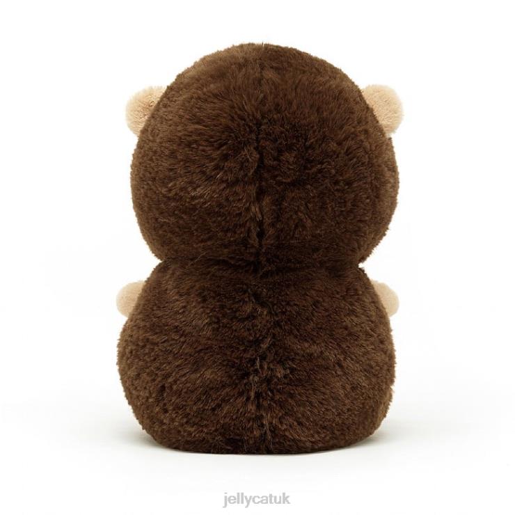 Jellycat Toy V248Z412 Snoozling Hedgehog Brown