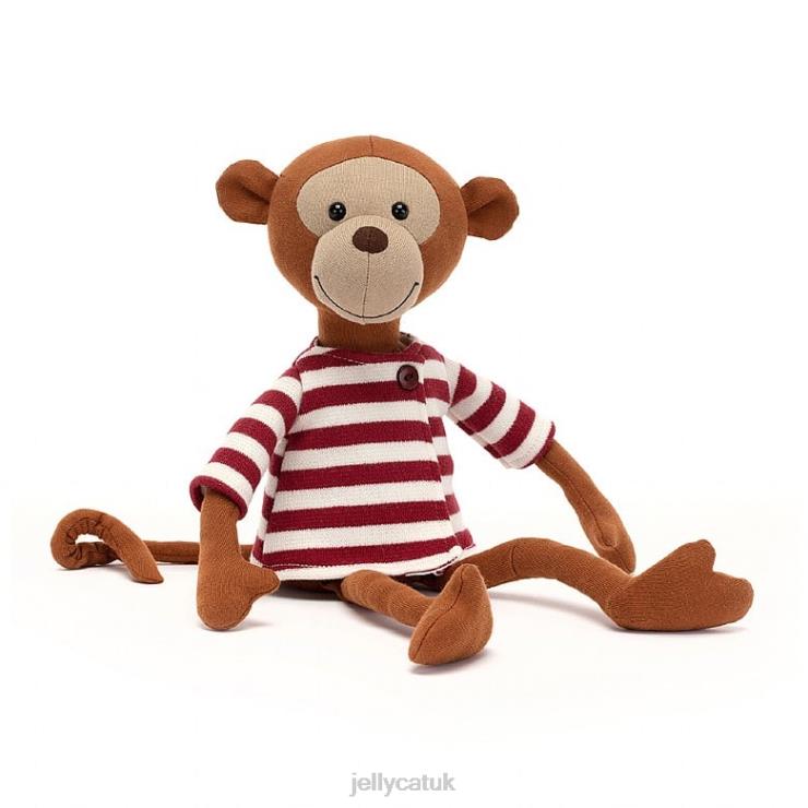 Jellycat Toy V248Z426 Madison Monkey Brown