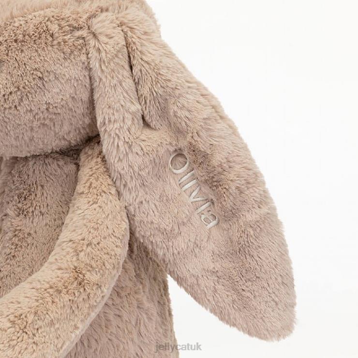 Jellycat Toy V248Z435 Personalised Bashful Bunny Huge Beige