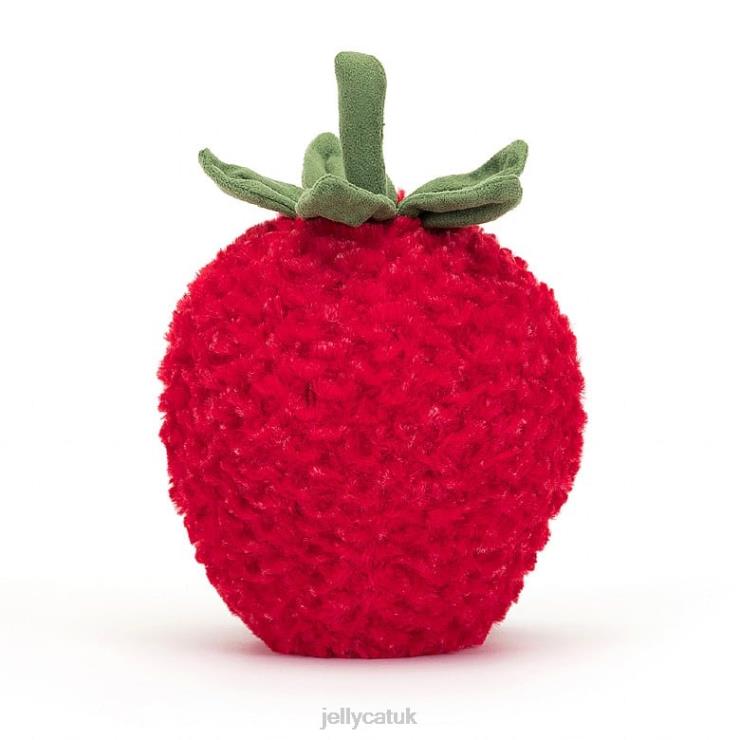 Jellycat Toy V248Z44 Amuseable Strawberry Red