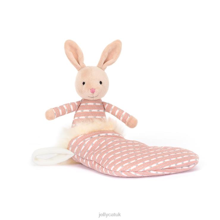 Jellycat Toy V248Z443 Shimmer Stocking Bunny Beige