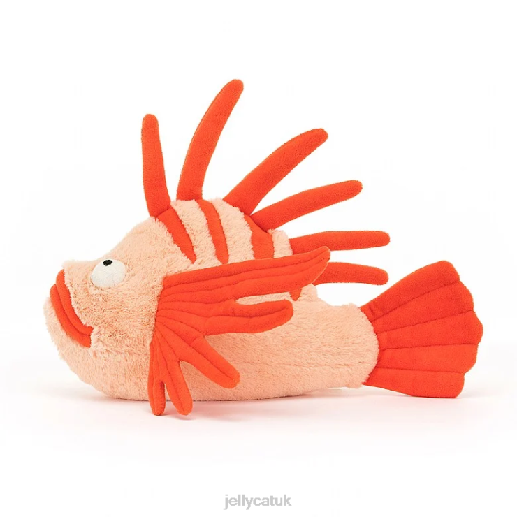 Jellycat Toy V248Z449 Lois Lionfish Red