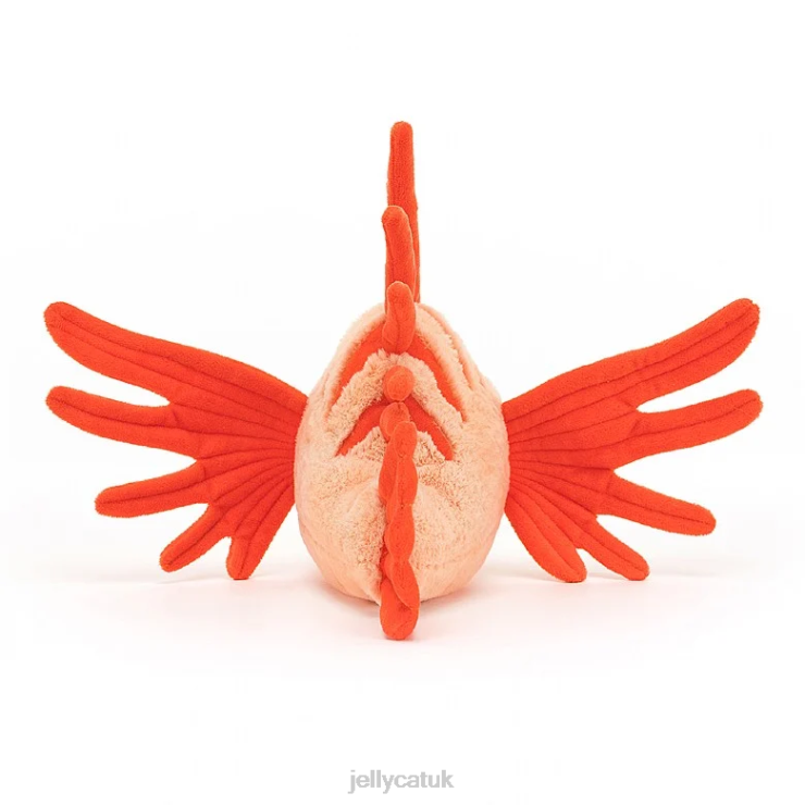 Jellycat Toy V248Z449 Lois Lionfish Red