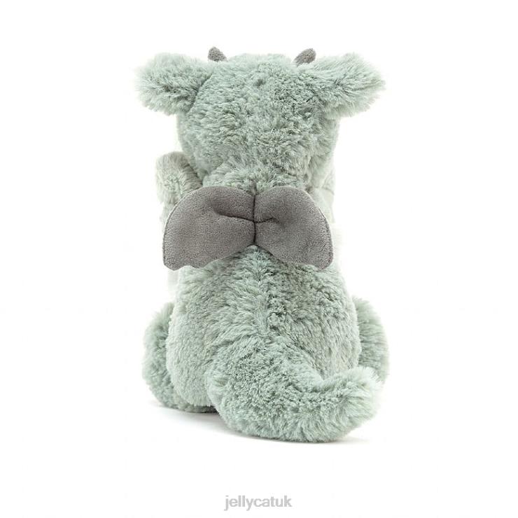 Jellycat Toy V248Z460 Bashful Dragon Soother Green