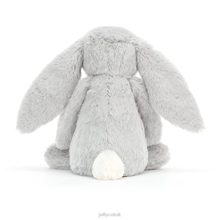 Jellycat Toy V248Z461 Bashful Shimmer Bunny Grey