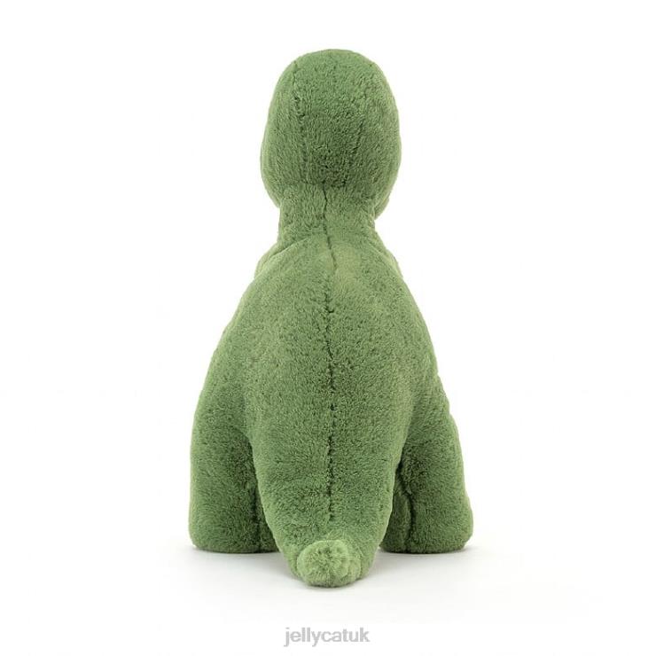 Jellycat Toy V248Z495 Fossilly T-Rex Green