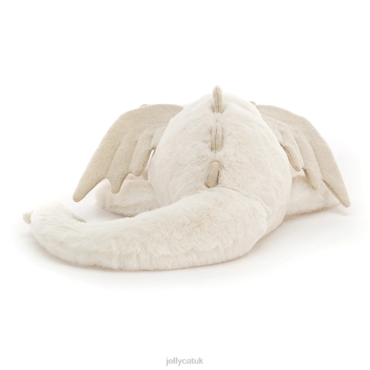 Jellycat Toy V248Z51 Snow Dragon White