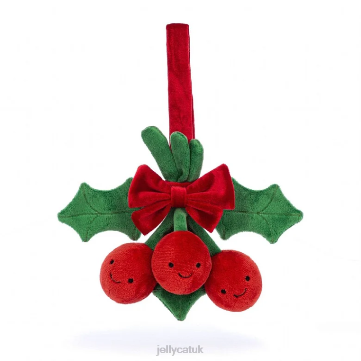 Jellycat Toy V248Z538 Amuseable Holly Red