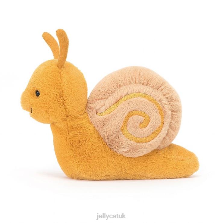 Jellycat Toy V248Z544 Sandy Snail Yellow