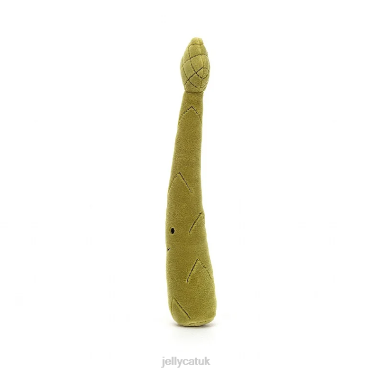 Jellycat Toy V248Z564 Vivacious Vegetable Asparagus Green