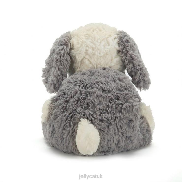 Jellycat Toy V248Z571 Tumblie Sheep Dog Grey and White