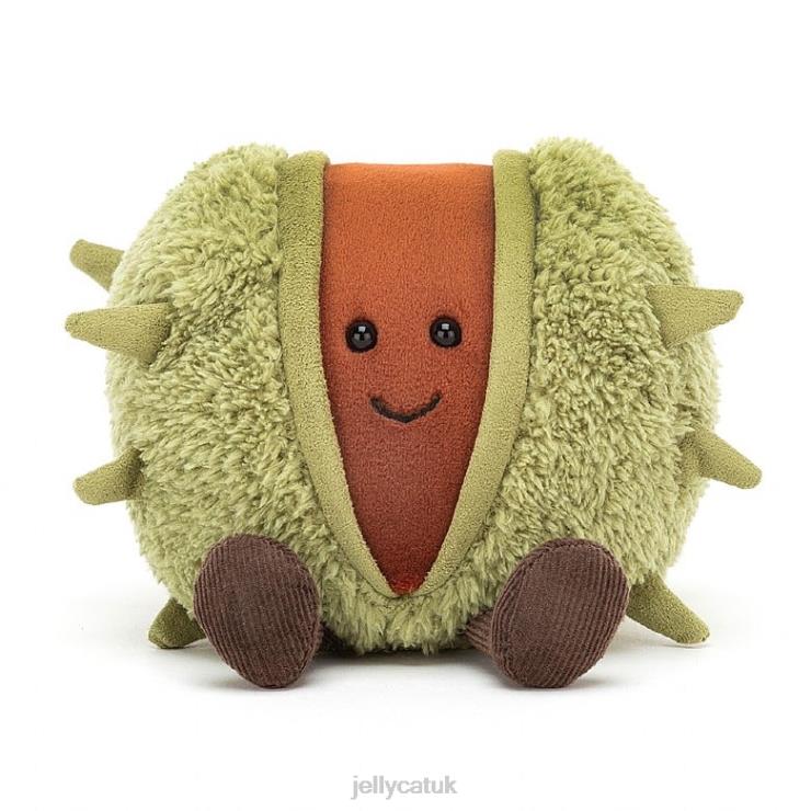 Jellycat Toy V248Z576 Amuseable Conker Green