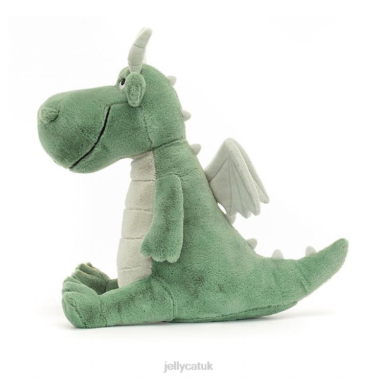 Jellycat Toy V248Z583 Adon Dragon Green